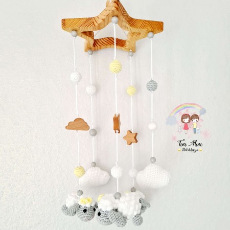 Baby Mobile Schafe