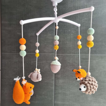 Baby Mobile Waldtiere