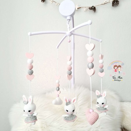 Baby Mobile Hase - weitere Farben