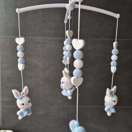 Baby Mobile Hase - weitere Farben