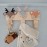 Kindergarderobe Holz mit Reh, Hase, Fuchs