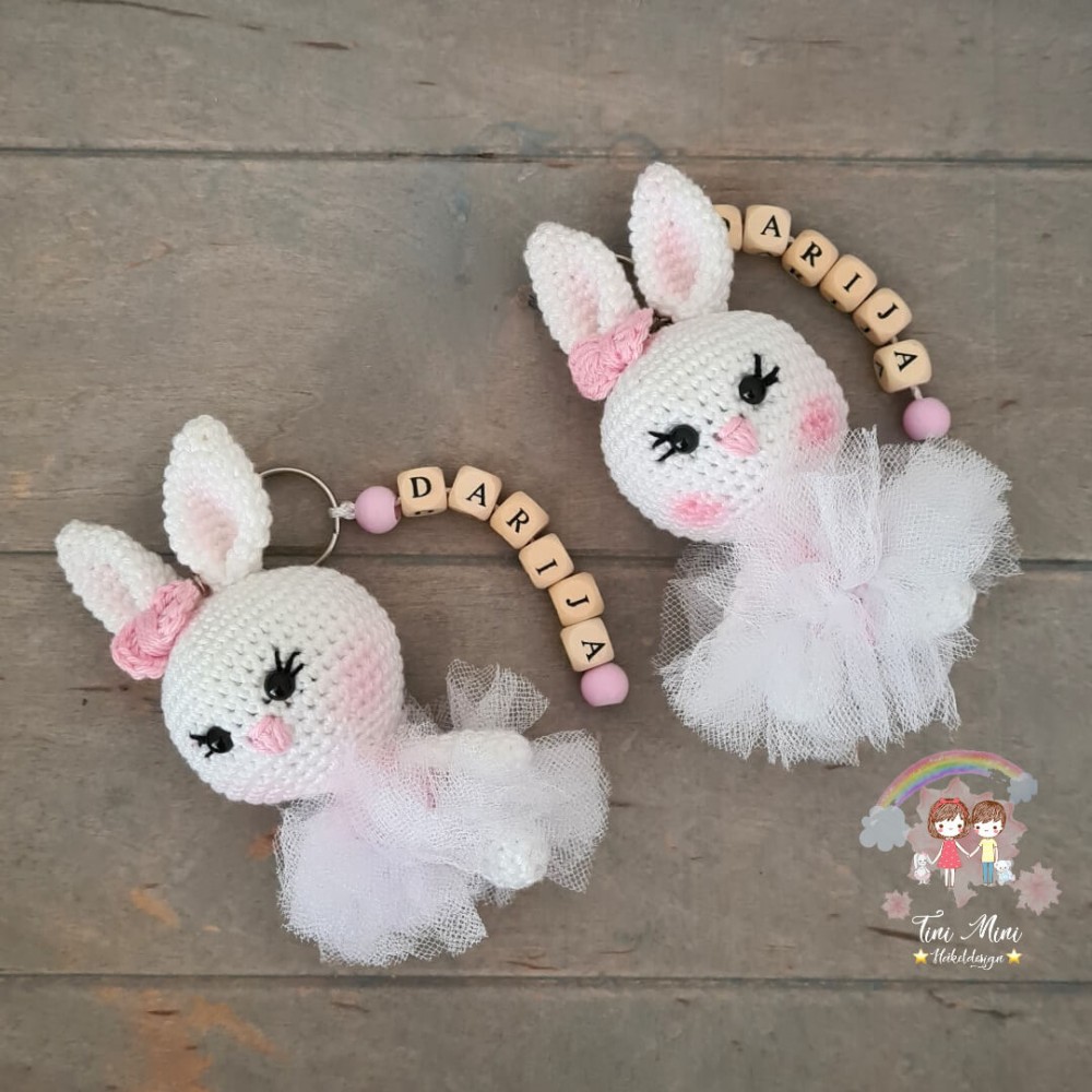 Schlüsselanhänger Häschen