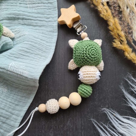 Schnullerkette Schildkröte - verschiedene Farben