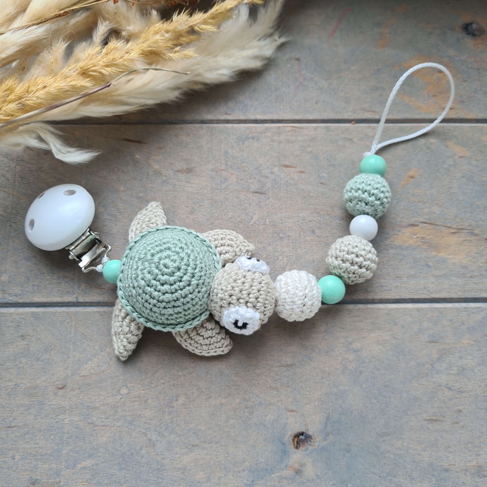 Schnullerkette Schildkröte - verschiedene Farben