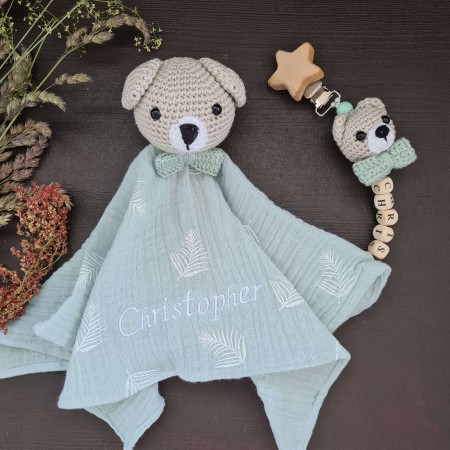 Baby-Set Bär mint