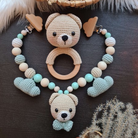 Baby-Set Bär mint