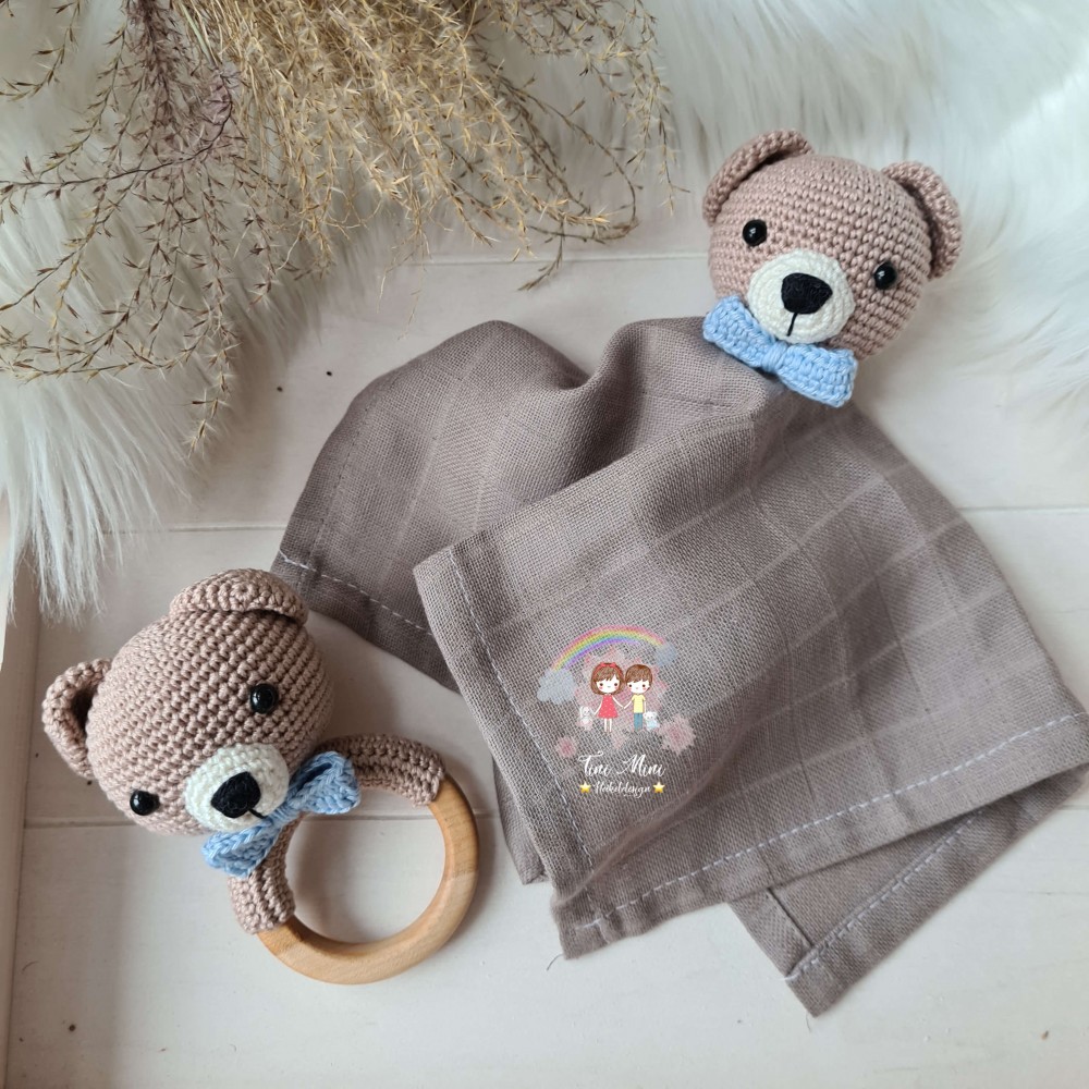 Baby-Set Bär taube