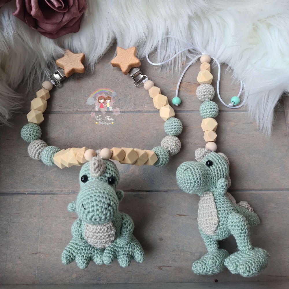 Baby-Set Dino mint