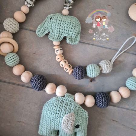 Baby-Set Elefant mint