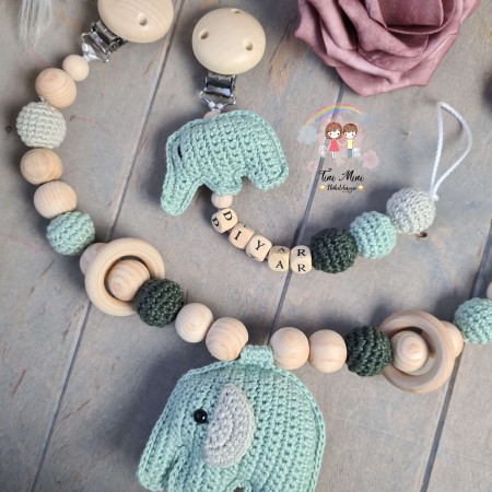 Baby-Set Elefant mint