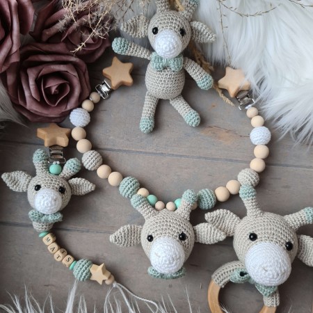 Baby-Set Esel mint