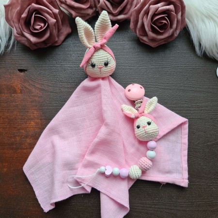 Baby-Set Hase mit Haarband Sterne