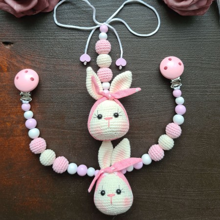 Baby-Set Hase mit Haarband Sterne