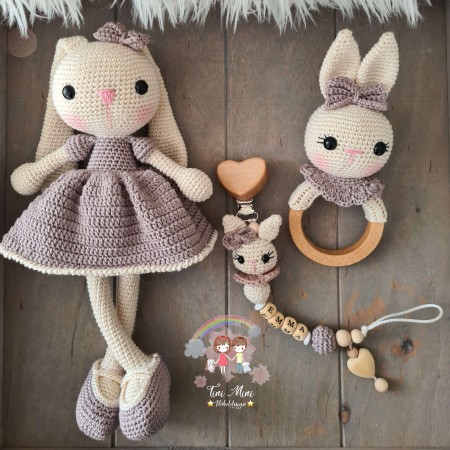 Baby-Set Hase Schlappohren taube