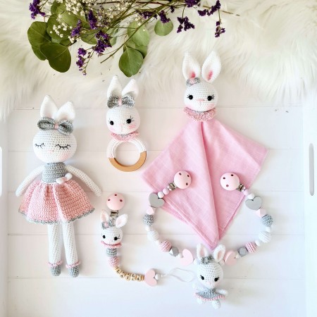 Baby-Set Hase Ballerina rosa