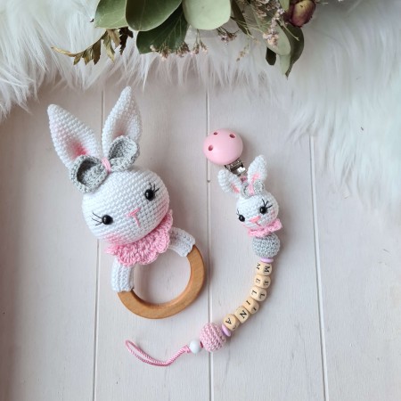 Baby-Set Hase Ballerina rosa