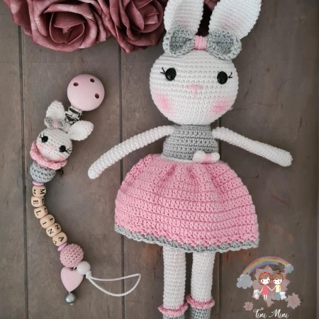 Baby-Set Hase Ballerina rosa