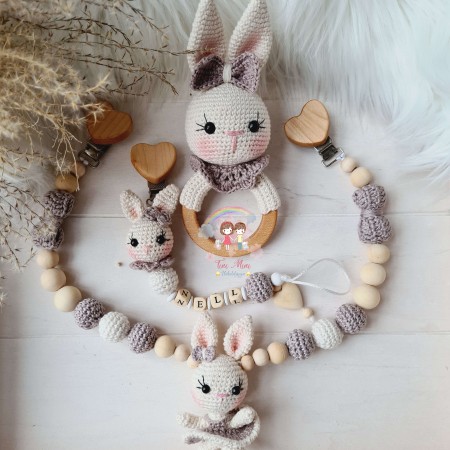 Baby-Set Hase lange Beine taube