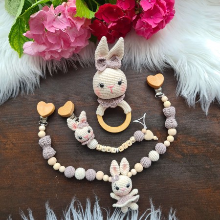 Baby-Set Hase lange Beine taube