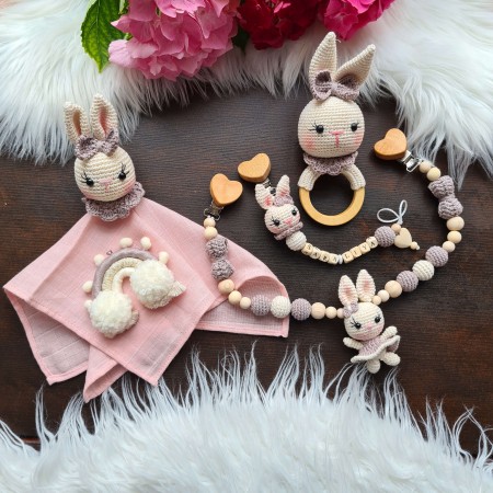 Baby-Set Hase lange Beine taube