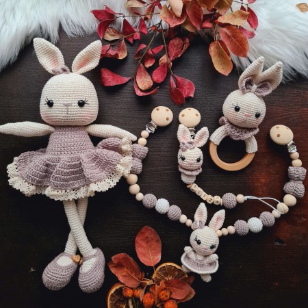 Baby-Set Hase lange Beine taube