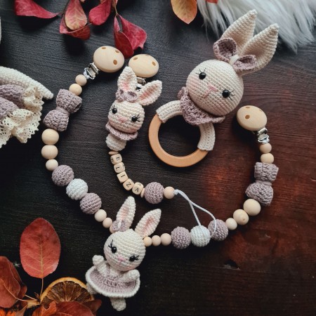 Baby-Set Hase lange Beine taube