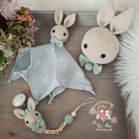 Baby-Set Hase Schlappohren mint