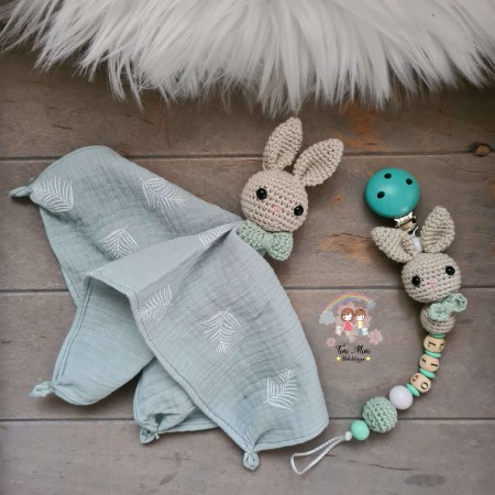 Baby-Set Hase Schlappohren mint