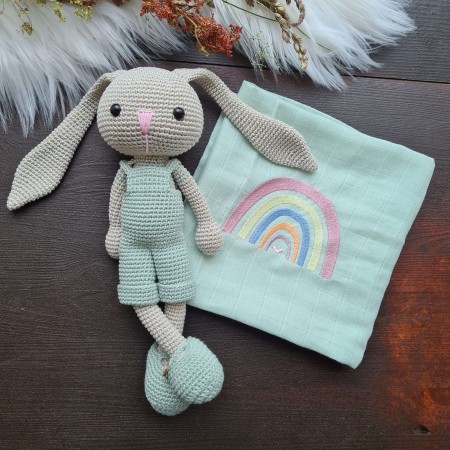 Baby-Set Hase Schlappohren mint