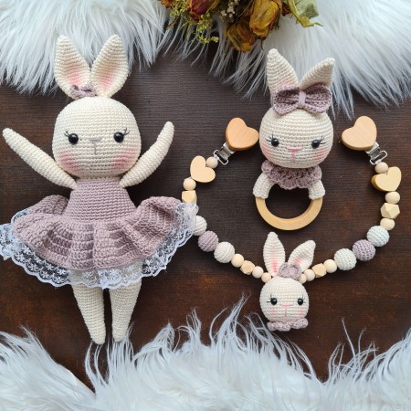 Baby-Set Hase taube
