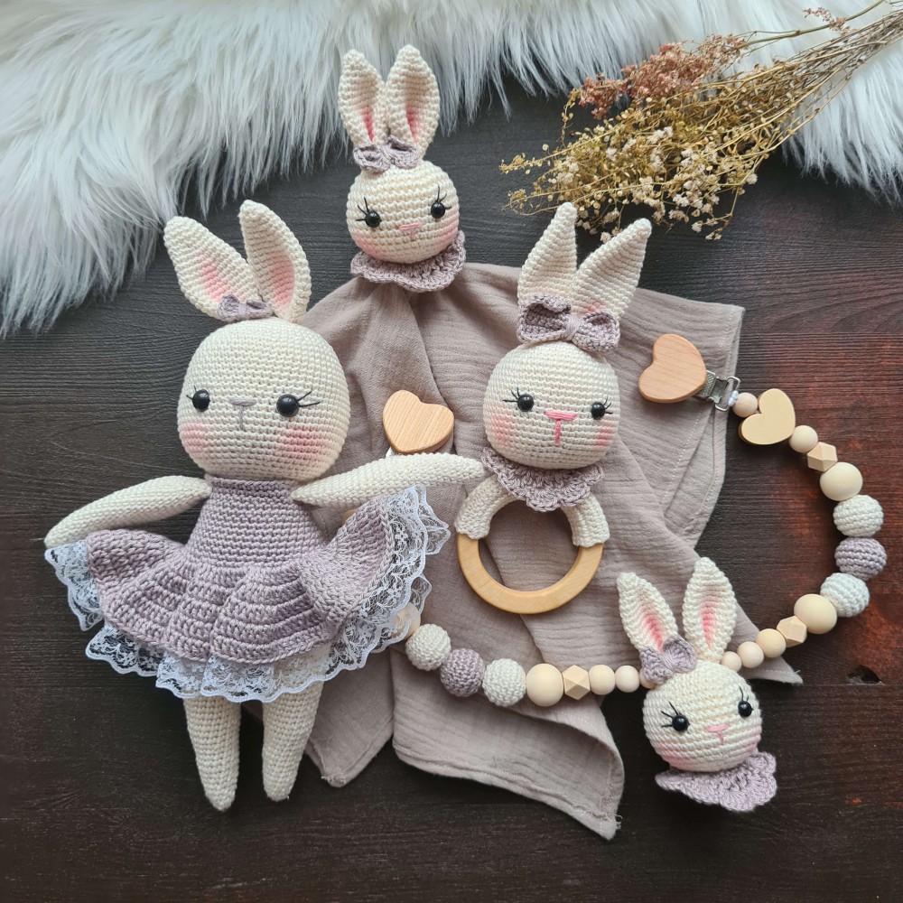 Baby-Set Hase taube