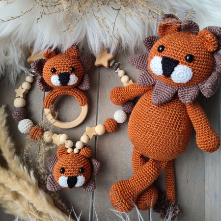 Baby-Set Löwe orange