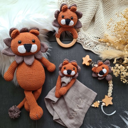 Baby-Set Löwe orange