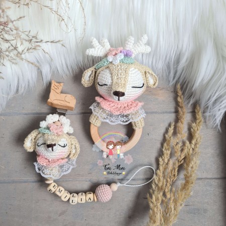 Baby-Set Reh Mathilda puder