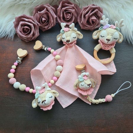 Baby-Set Reh Mathilda puder