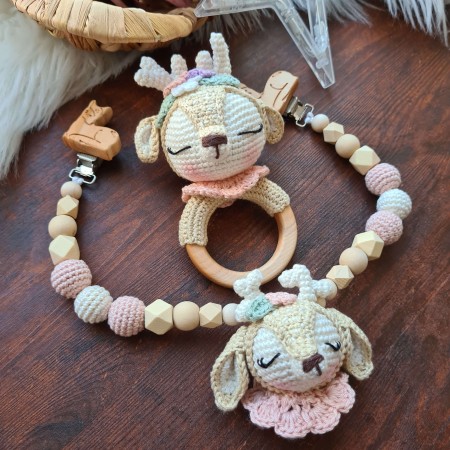 Baby-Set Reh Mathilda puder