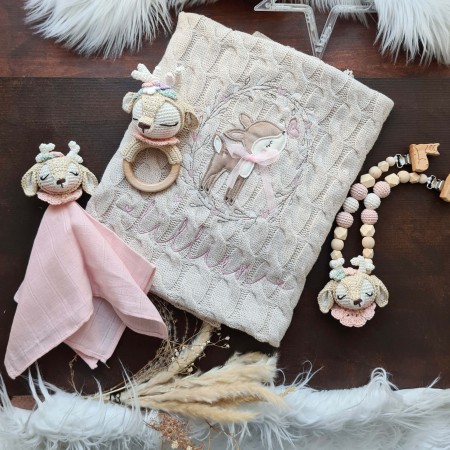 Baby-Set Reh Mathilda puder