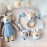 Baby-Set Reh-Schaf blau