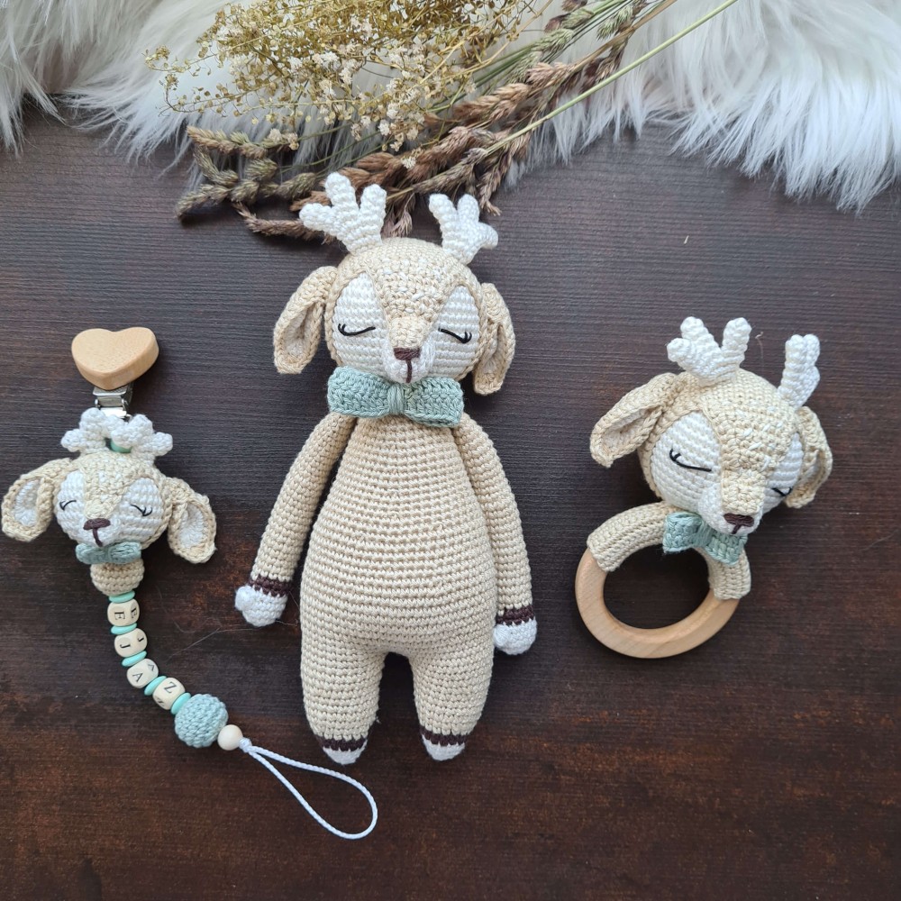 Baby-Set Reh beige-mint