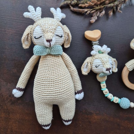 Baby-Set Reh beige-mint