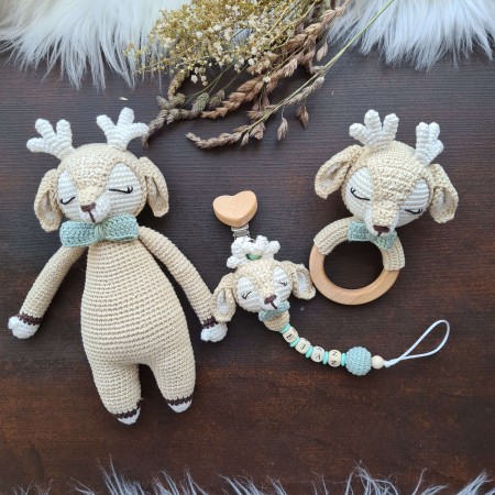 Baby-Set Reh beige-mint