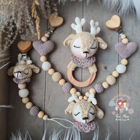 Baby-Set Reh beige-taube