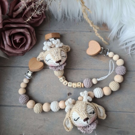 Baby-Set Reh beige-taube