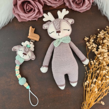 Baby-Set Reh taube-mint