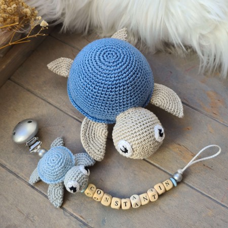 Baby-Set Schildkröte blau