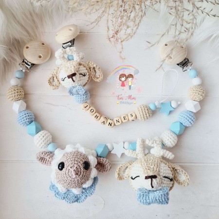 Baby-Set Schaf blau