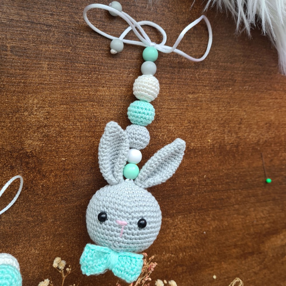 Babyschalen-Anhänger Hase - weitere Farben