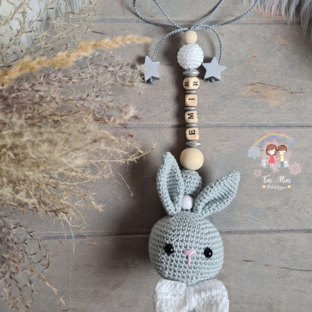 Babyschalen-Anhänger Hase - weitere Farben
