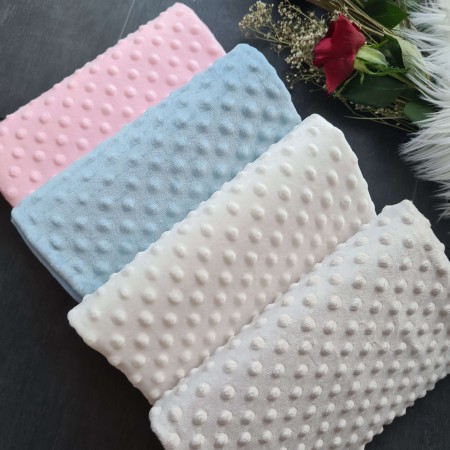 Decke Minky Dots - Hase 