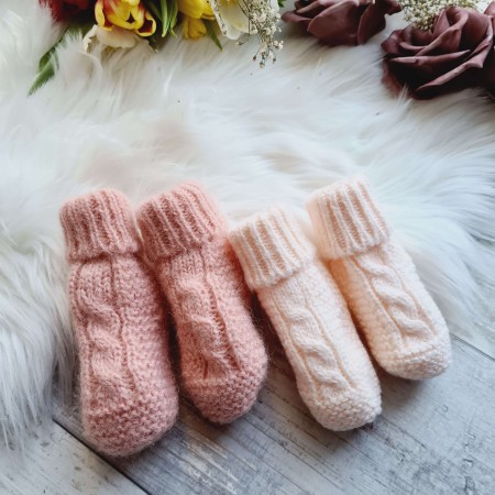 Baby Strick-Schuhe - verschiedene Farben